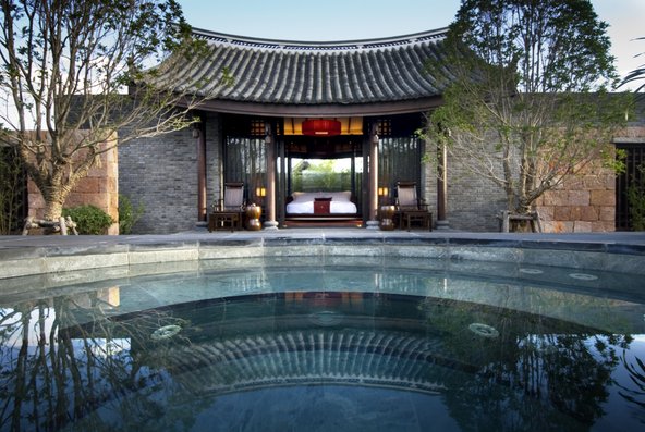 חדר עם בריכה במלון Banyan Tree Lijiang | הצילום באדיבות Banyan Tree Lijiang