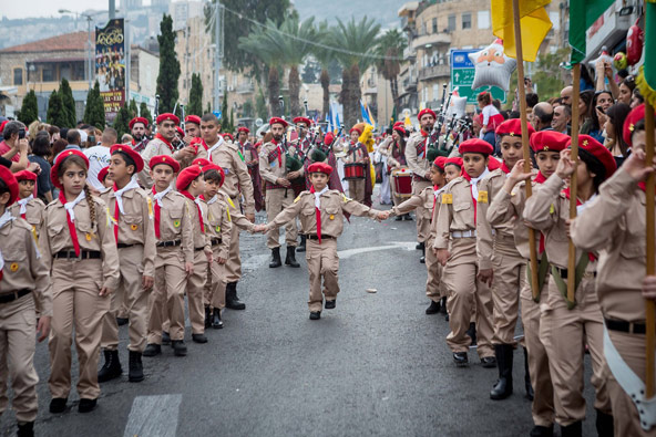 תהלוכה בוואדי ניסנאס | הצילום באדיבות בית הגפן